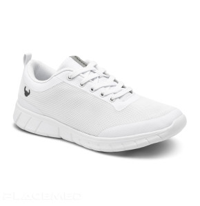 Alma Classic Medical Sneaker: Breathable, Slip-Resistant, and Comfortable - White