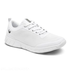 Alma Classic Medical Sneaker: Breathable, Slip-Resistant, and Comfortable - White