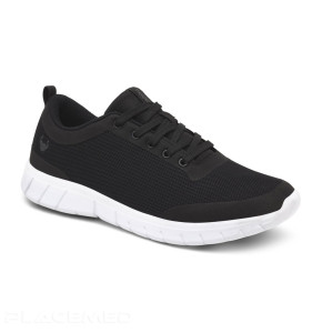 Alma Classic Medical Sneaker: Breathable, Slip-Resistant, and Comfortable - Black and White