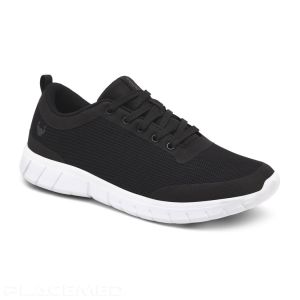 Alma Classic Medical Sneaker: Breathable, Slip-Resistant, and Comfortable - Black and White