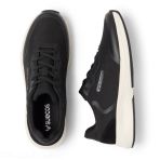 Unisex Slip-Resistant, Water-Repellent, and Breathable Sneakers - Suecos Vinter - Black and White