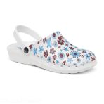 Nurse Clogs Suecos - Oden Fusion Print - Lightweight and Comfortable EVA Clogs - Pattern Butterflies V 6094