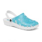 Nurse Clogs Suecos - Oden Fusion Print - Lightweight and Comfortable EVA Clogs - Pattern Butterflies V 6096