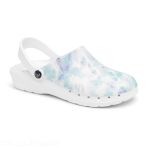 Nurse Clogs Suecos - Oden Fusion Print - Lightweight and Comfortable EVA Clogs - Pattern Butterflies V 6092