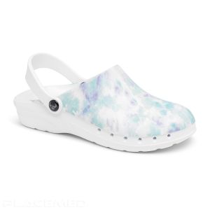 Sabot Infirmière Suecos - Oden Fusion Print - Clogs Légers et Confortables en EVA - Waterflower