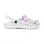 Nurse Clogs Suecos - Oden Fusion Print - Lightweight and Comfortable EVA Clogs - Pattern Butterflies