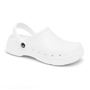 Suecos Hospital Clog - Slip-Resistant and Antibacterial - VIDAR ISO 20347 - Professional Healthcare Clogs - White