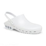 Autoclavable Hospital Clog - Suecos IVAR Antistatic and Slip-Resistant - Medical Clog for Women and Men - White