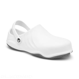 Antibacterial, Antistatic Medical Clog in 100% Latex-Free EVA - Suecos Magnus Antibacterial - White