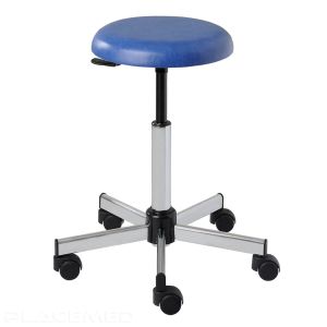 Carina Consultation Stool - Chrome Base, Comfort and Mobility