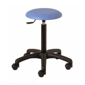 Tabouret Ergonomique Prisca avec Pied ABS Noir et Sellerie Tahiti - Mobilité et Confort