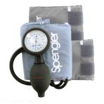 Spengler Lian Classic Sphygmomanometer - Double Tubing with Navy Cotton Velcro Cuff - Size M V 9302