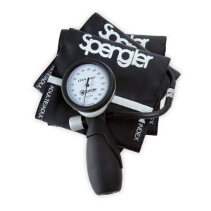 Spengler LIAN NANO Sphygmomanometer with Grey Ring and Black Nylon Cuff