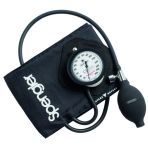 Spengler Vaquez Laubry Nano Manobrassards Sphygmomanometer - Black Nylon Velcro Cuff - Size M