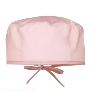 Bonnet Chirurgien Professionnel Unisexe - Rose Pâle - Polycoton Haute Qualité - Résistance et Confort