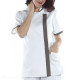 Women's Medical Tunic Huesca White Anthracite - Size XXL V 2624