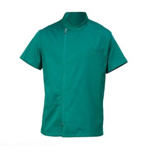 Tunique Médicale Homme RUGGERO - Coloris Vert - Élégance et Confort