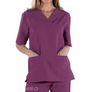 Tunique Médicale Mixte GRANADA en Mauve - Tailles XS à XXL