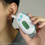 Ultra-compact Bean-Shaped Auricular and Temporal Thermometer