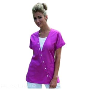 Women's KYM Tunic - V-Neck with Placket - 3 Pockets