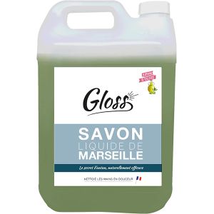 Gloss Marseille Soap - 100% Vegetable Soap for Frequent Hand Washing - Perfumed and Gentle - Traditional Recipe with Olive Oil