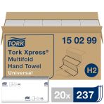 Tork Xpress Essuie-mains Interfoliés - 150299 - Papiers D'essuyage Pliés En Z Qualité Universal Pour Distributeur H2