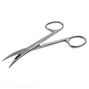 Pointed Curved Stainless Steel Scissors 14 cm - Holtex