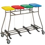 Quadruple bag holder trolley - Iseo 40