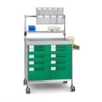 Anesthesia double trolley - INSAUSTI series 300 - Model 3934-B 900 x 630 mm V 9098