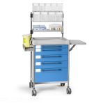 Anesthesia Trolley - Insausti 640 x 480 x H980 -  300 Series - Green V 9093