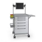 Anesthesia Trolley - Insausti 640 x 480 x H980 -  300 Series - Green V 9094